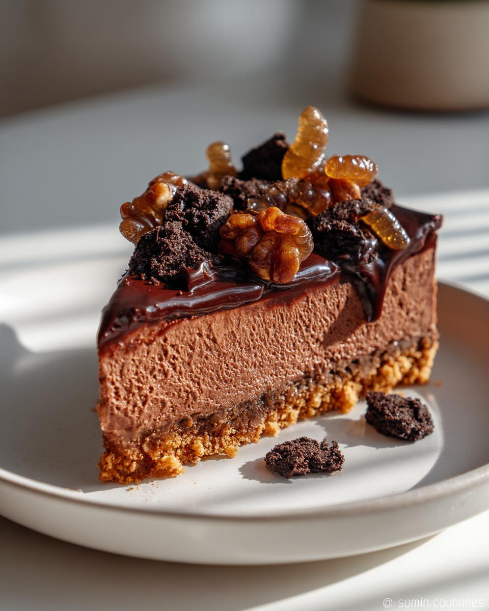15-Minute Dark Chocolate Pecan Worms in Dirt Mousse Tart Bliss 8 Dark Chocolate Pecan