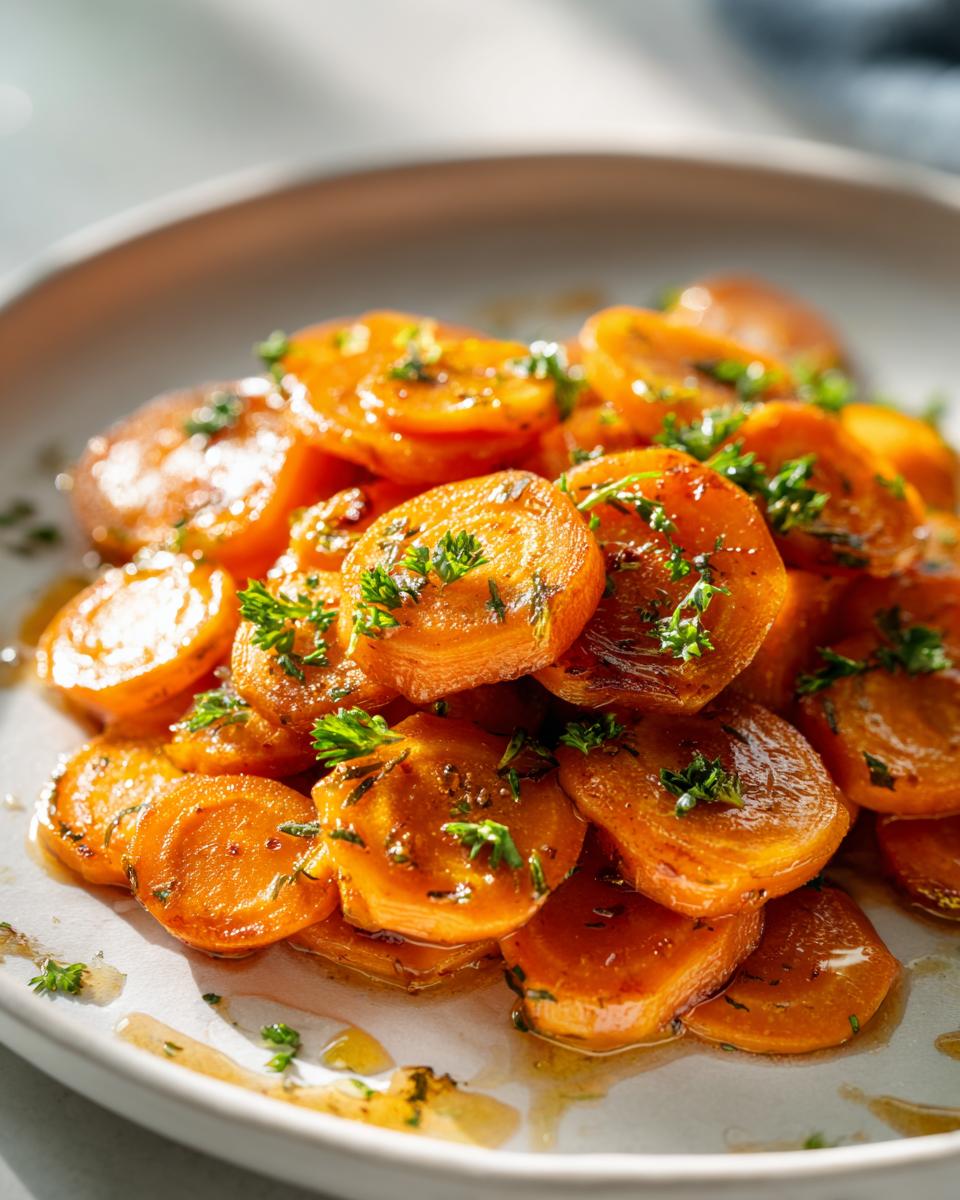 Easy Honey Glazed Carrots - detail 1