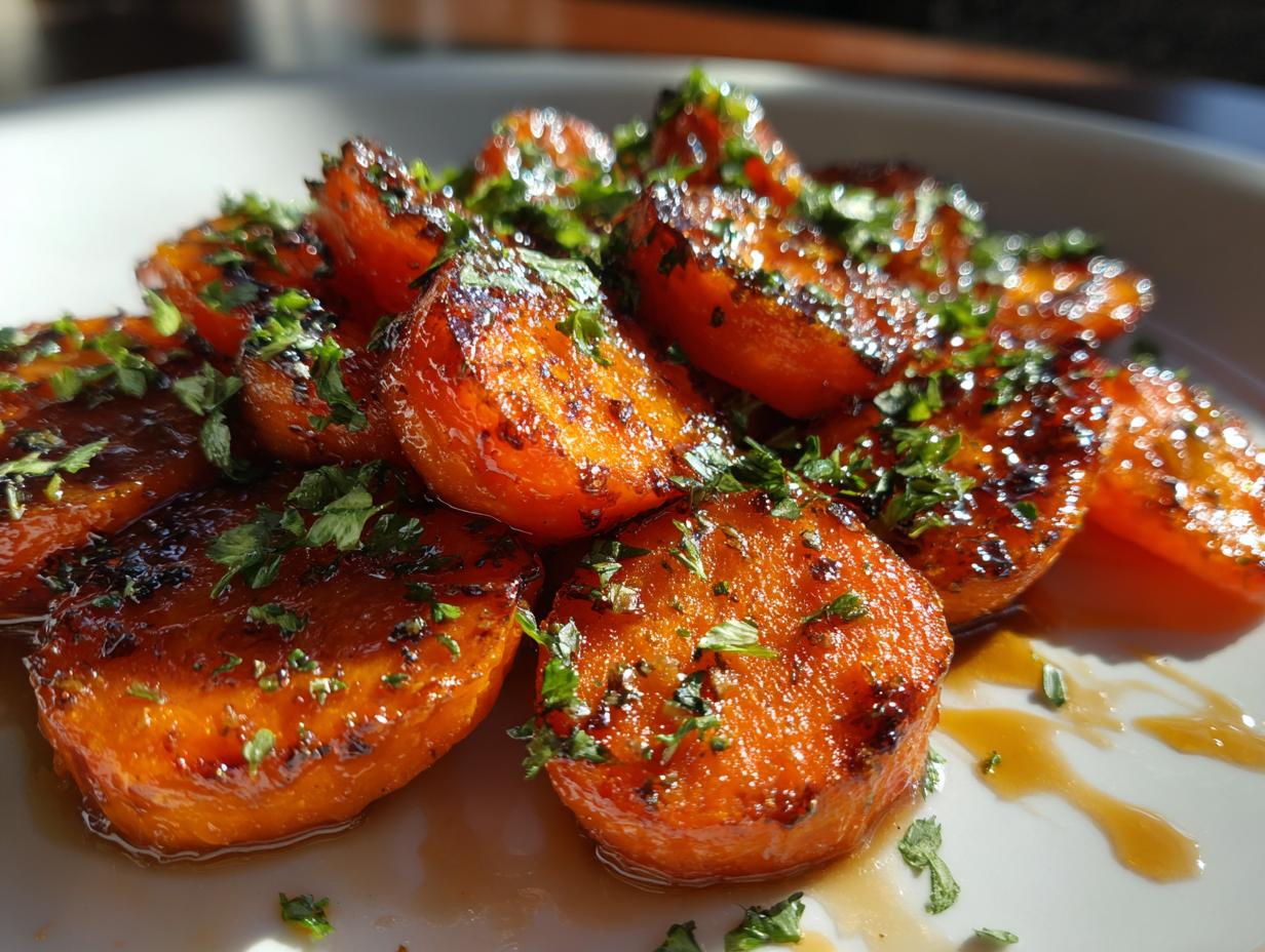 Easy Honey Glazed Carrots - detail 3