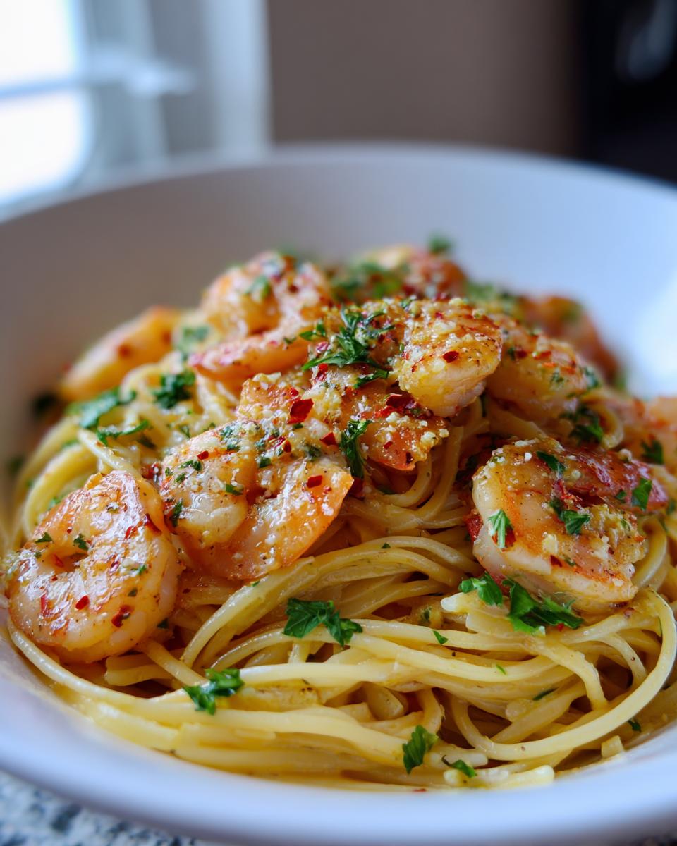 30-Minute Garlic Butter Shrimp Pasta Recipe You'll Crave 6 Garlic Butter Shrimp Pasta - detail 1