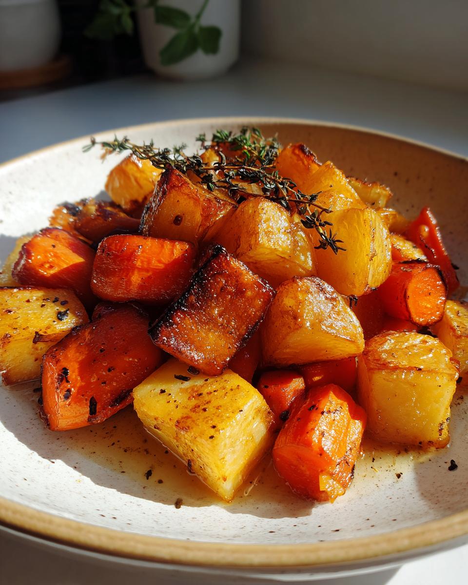 Honey Roasted Potatoes and Carrots - detail 2