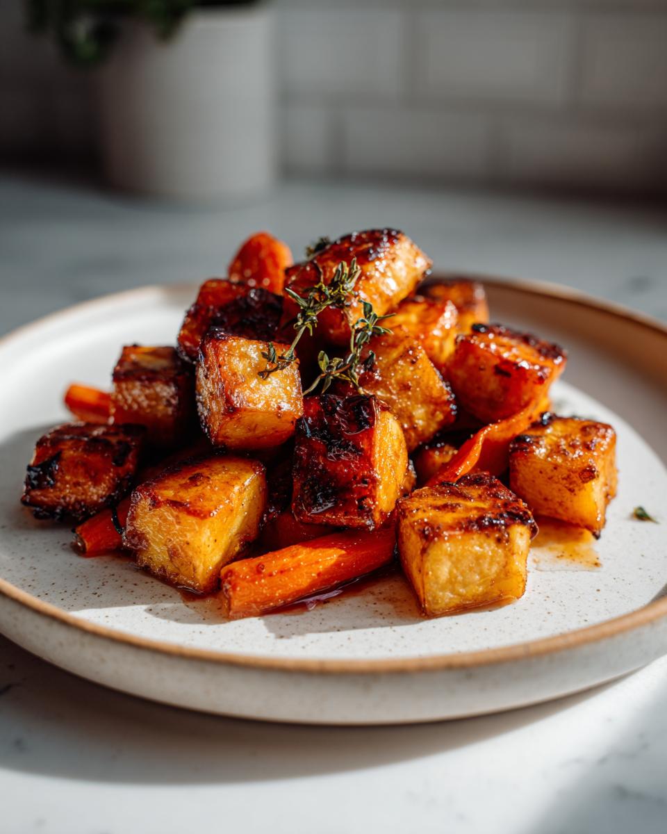 Honey Roasted Potatoes and Carrots - detail 3