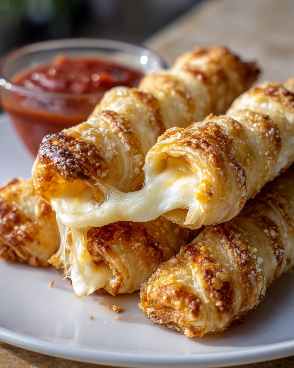 Mummy Mozzarella Sticks: 3-Ingredient Halloween Snack Delight 6 Mummy Mozzarella Sticks: 3-Ingredient Halloween Appetizer - detail 1