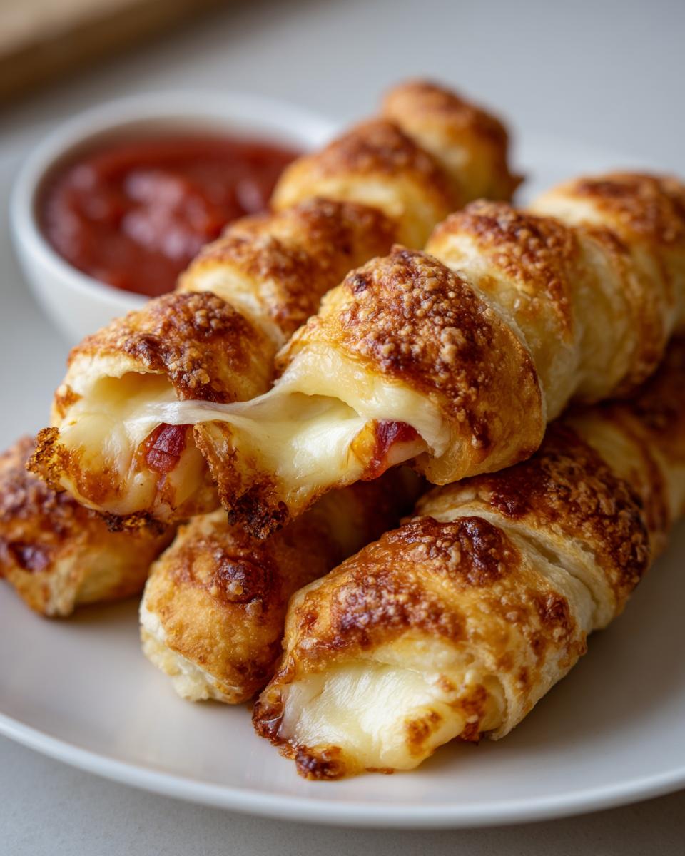 Mummy Mozzarella Sticks: 3-Ingredient Halloween Snack Delight 7 Mummy Mozzarella Sticks: 3-Ingredient Halloween Appetizer - detail 2