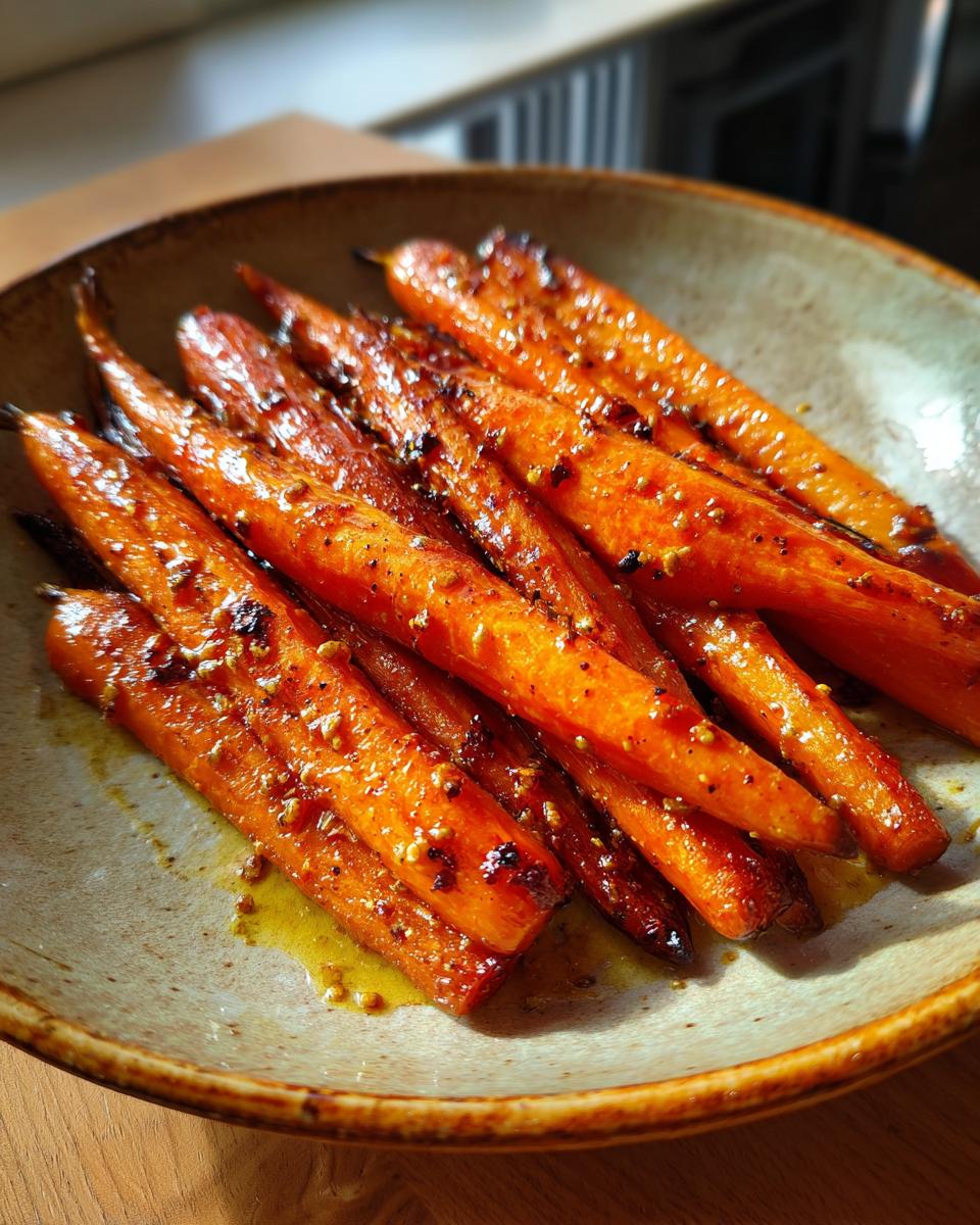 Roasted Carrots with Honey Mustard Glaze - detail 1
