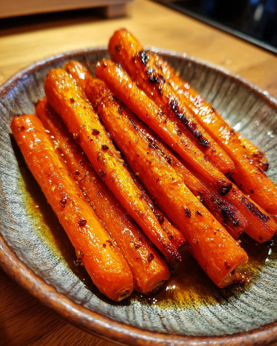 Roasted Carrots with Honey Mustard Glaze - detail 3