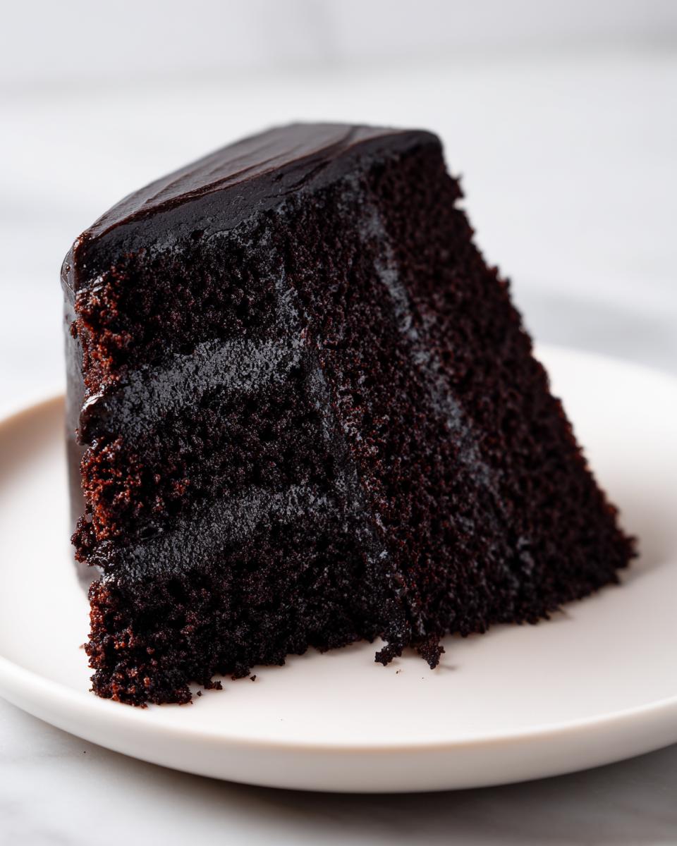 Spooky Black Velvet Halloween Cake - detail 3