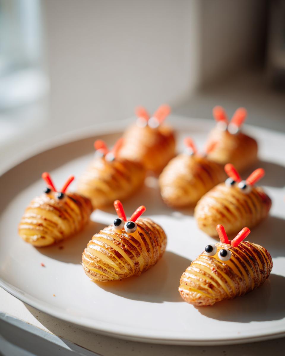 Spooky Hasselback Potato Bugs: Your Ultimate 5-Step Halloween Treat (59 characters) 6 Transform Hasselback Potato Bugs into Spooky Halloween Treats - detail 1