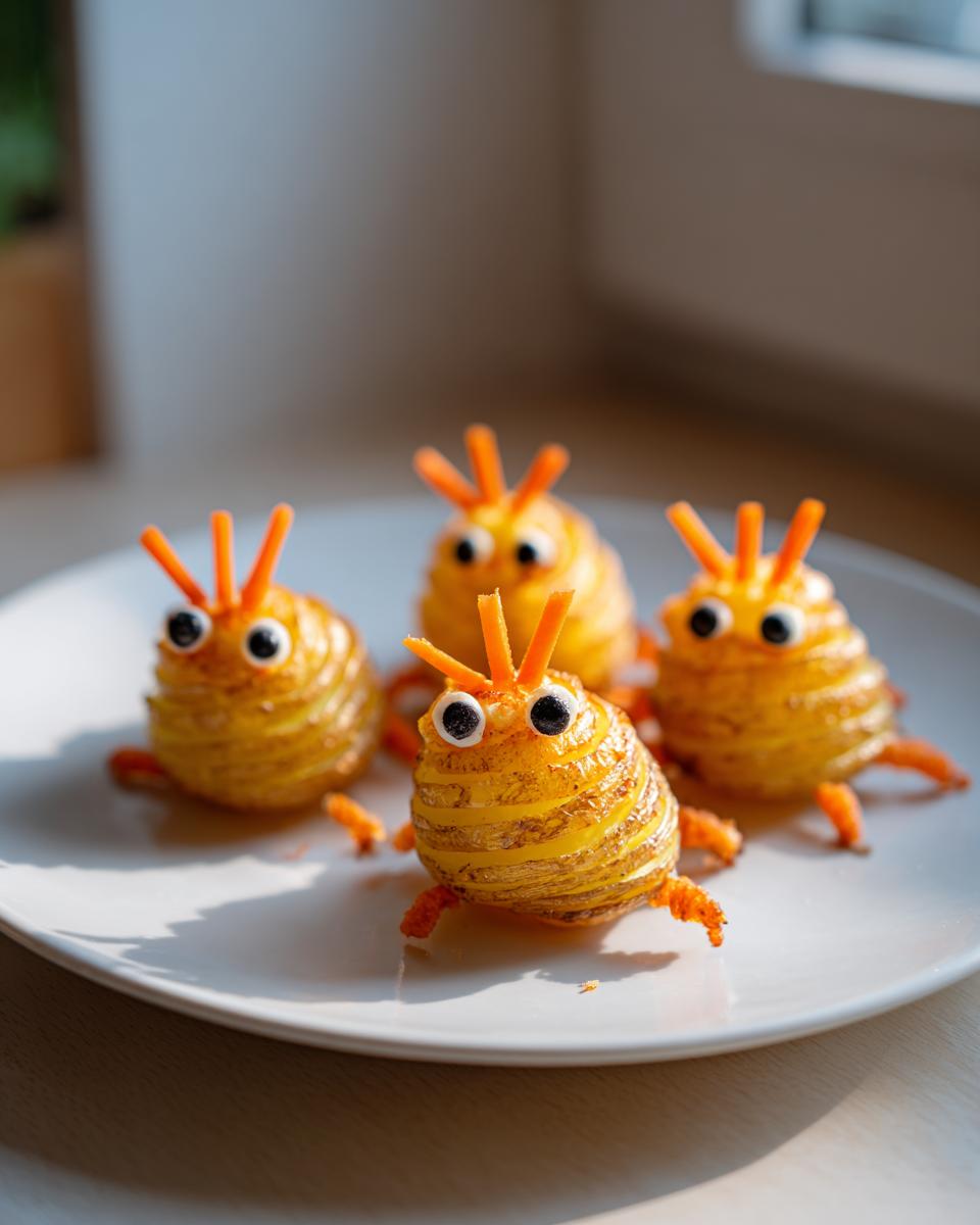 Spooky Hasselback Potato Bugs: Your Ultimate 5-Step Halloween Treat (59 characters) 7 Transform Hasselback Potato Bugs into Spooky Halloween Treats - detail 2
