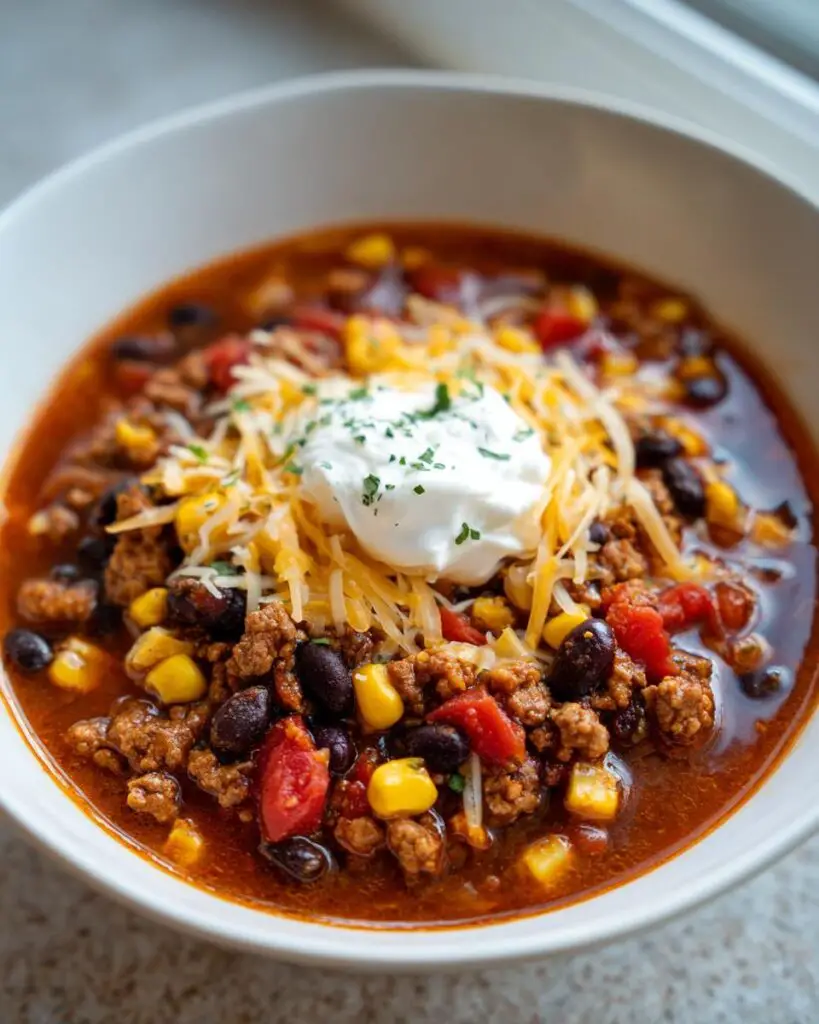 Turkey Taco Soup