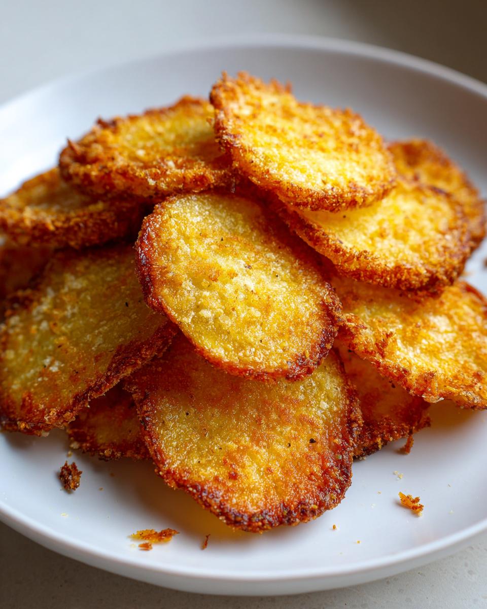 Air-Fryer Parmesan Potato Chips