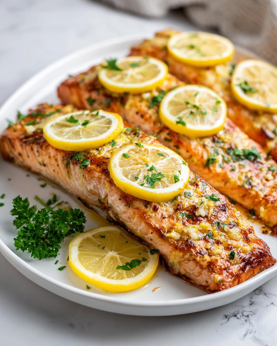 30-Minute Baked Garlic Butter Salmon with Lemon Perfection 6 Baked Garlic Butter Salmon with Lemon - detail 1