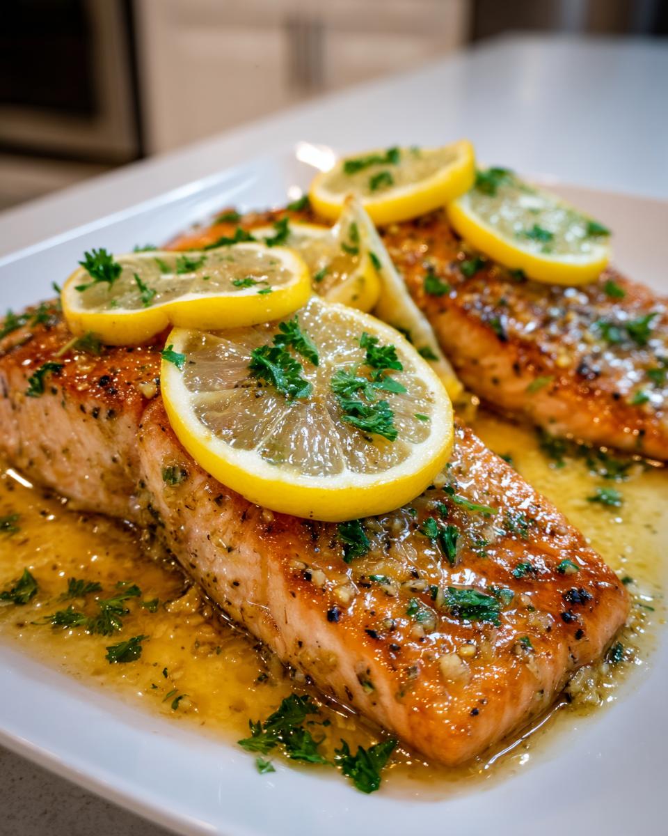 30-Minute Baked Garlic Butter Salmon with Lemon Perfection 7 Baked Garlic Butter Salmon with Lemon - detail 2