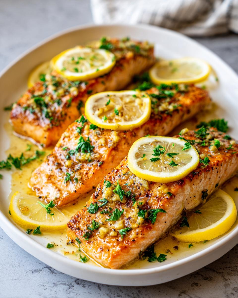30-Minute Baked Garlic Butter Salmon with Lemon Perfection 5 Baked Garlic Butter Salmon with Lemon