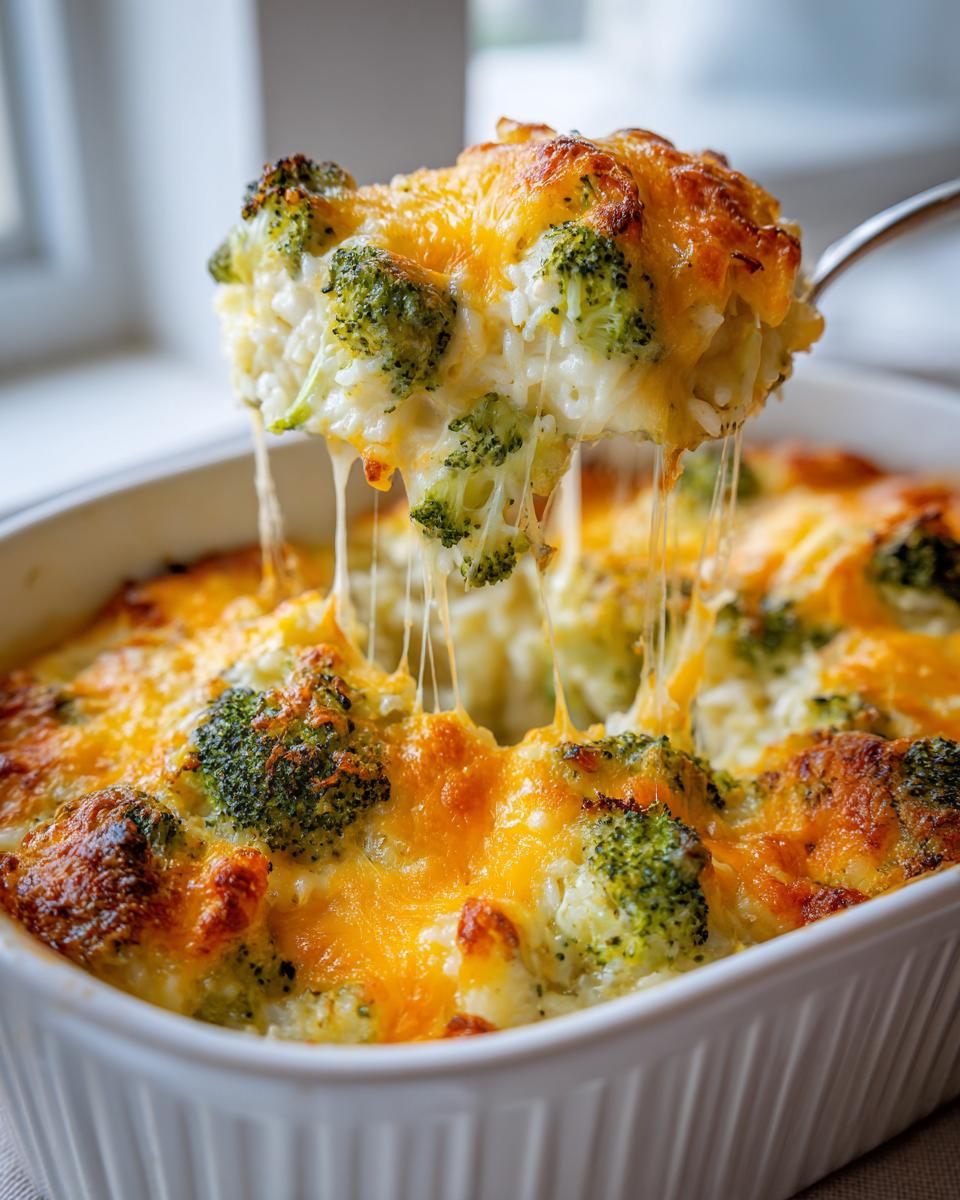 Cheesy Broccoli & Rice Bake - detail 1