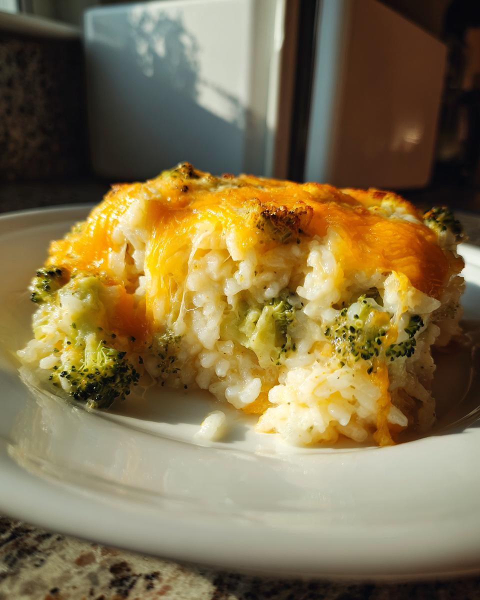 Cheesy Broccoli & Rice Bake - detail 1