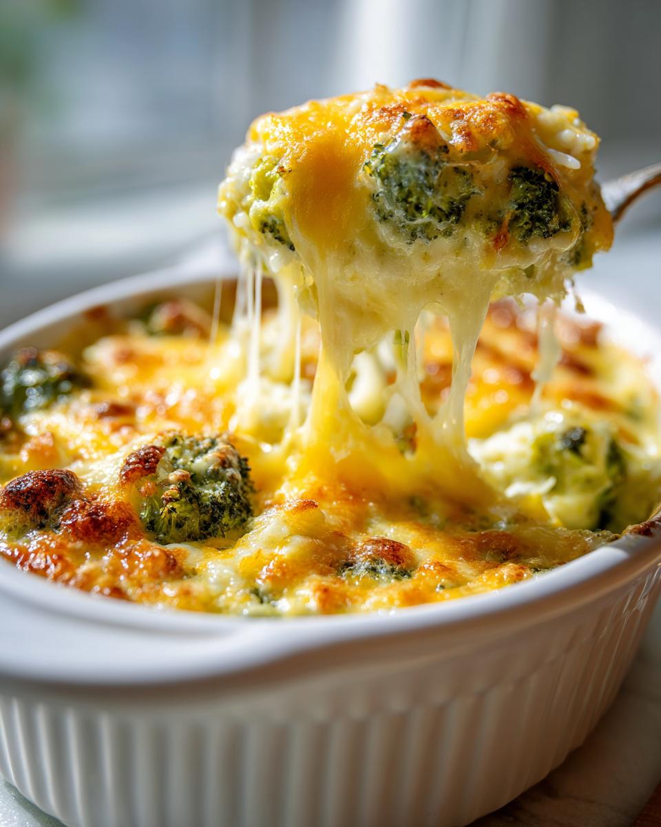 Cheesy Broccoli & Rice Bake - detail 2