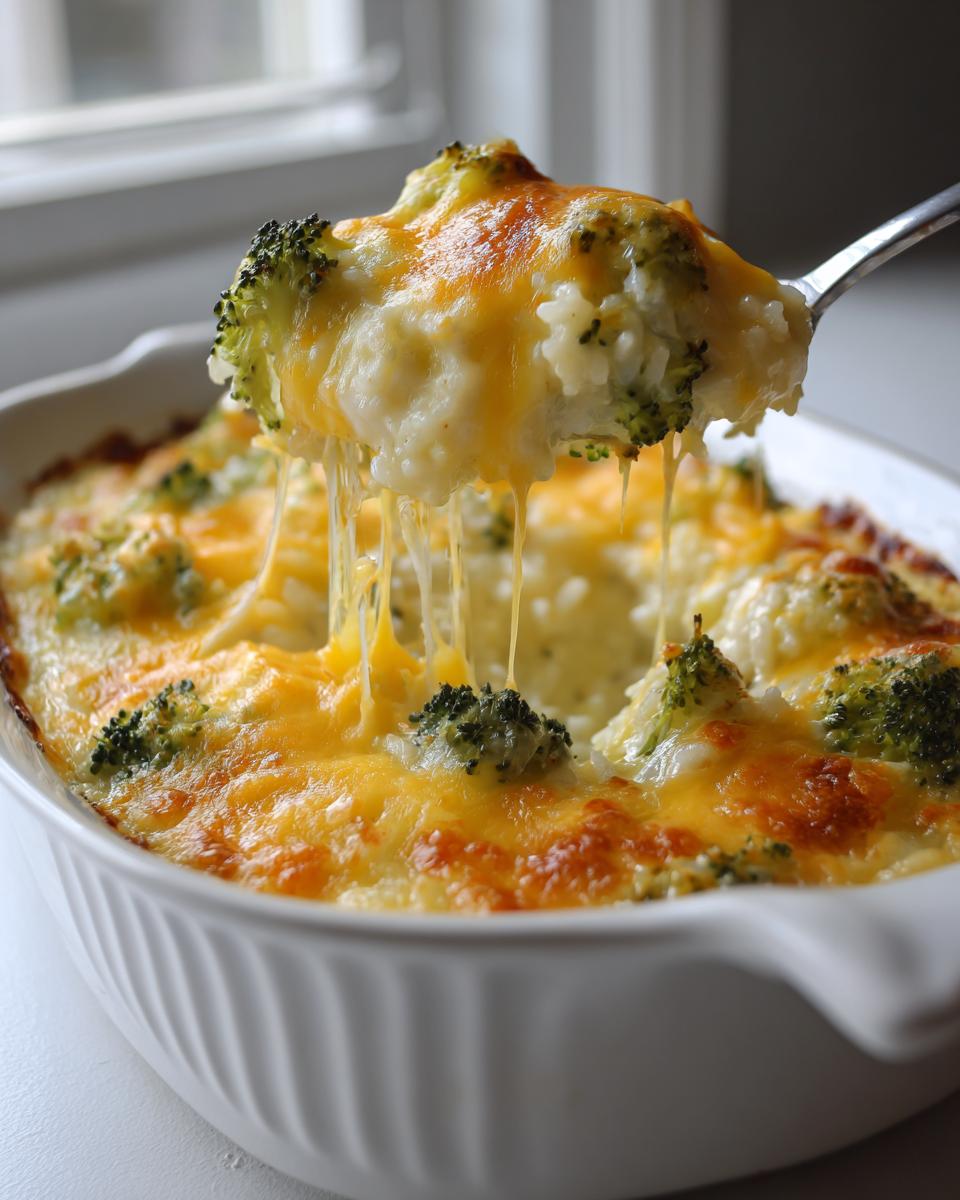 Cheesy Broccoli & Rice Bake - detail 3