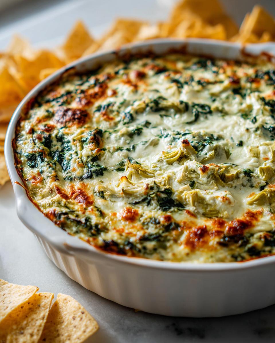 Cheesy Spinach and Artichoke Dip – Party Favorite - detail 1