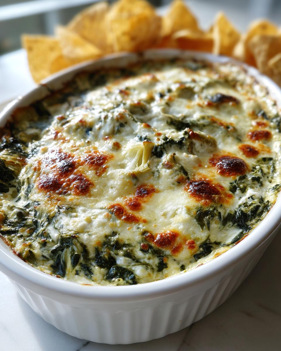 Cheesy Spinach and Artichoke Dip – Party Favorite - detail 2