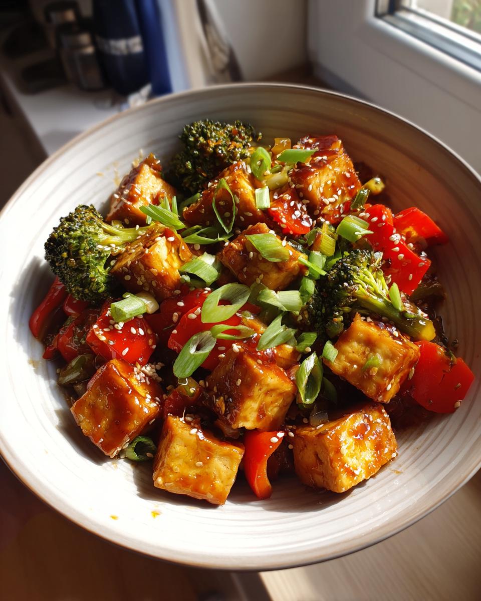 Chinese Orange-Ginger Tofu Stir-Fry - detail 1