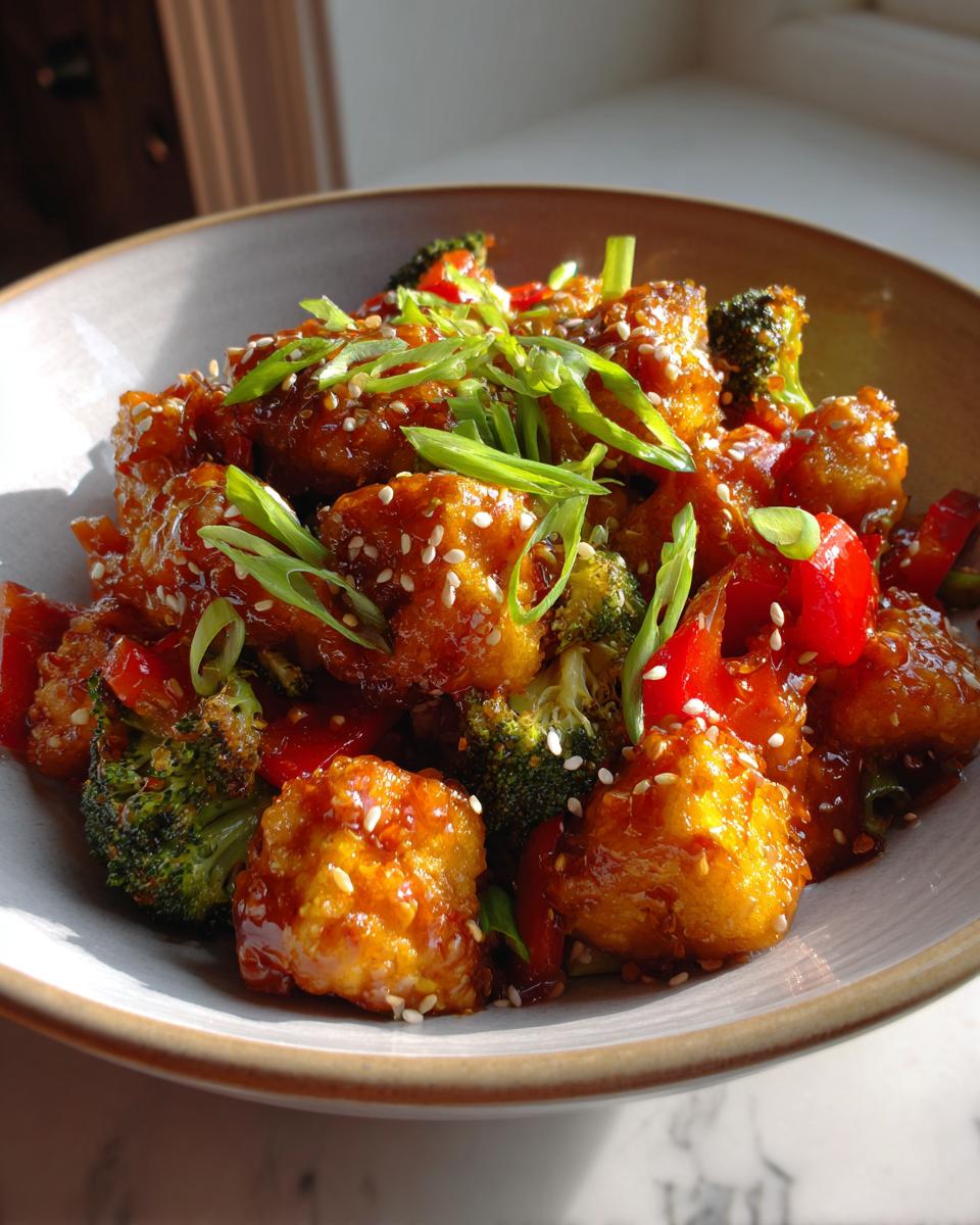 Chinese Orange-Ginger Tofu Stir-Fry - detail 3