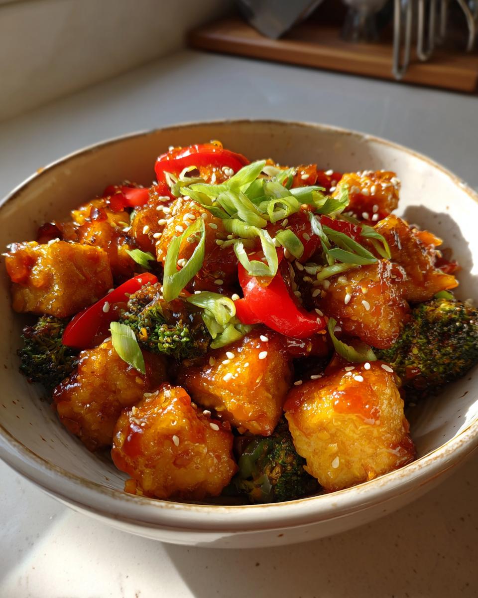 Chinese Orange-Ginger Tofu Stir-Fry - detail 4