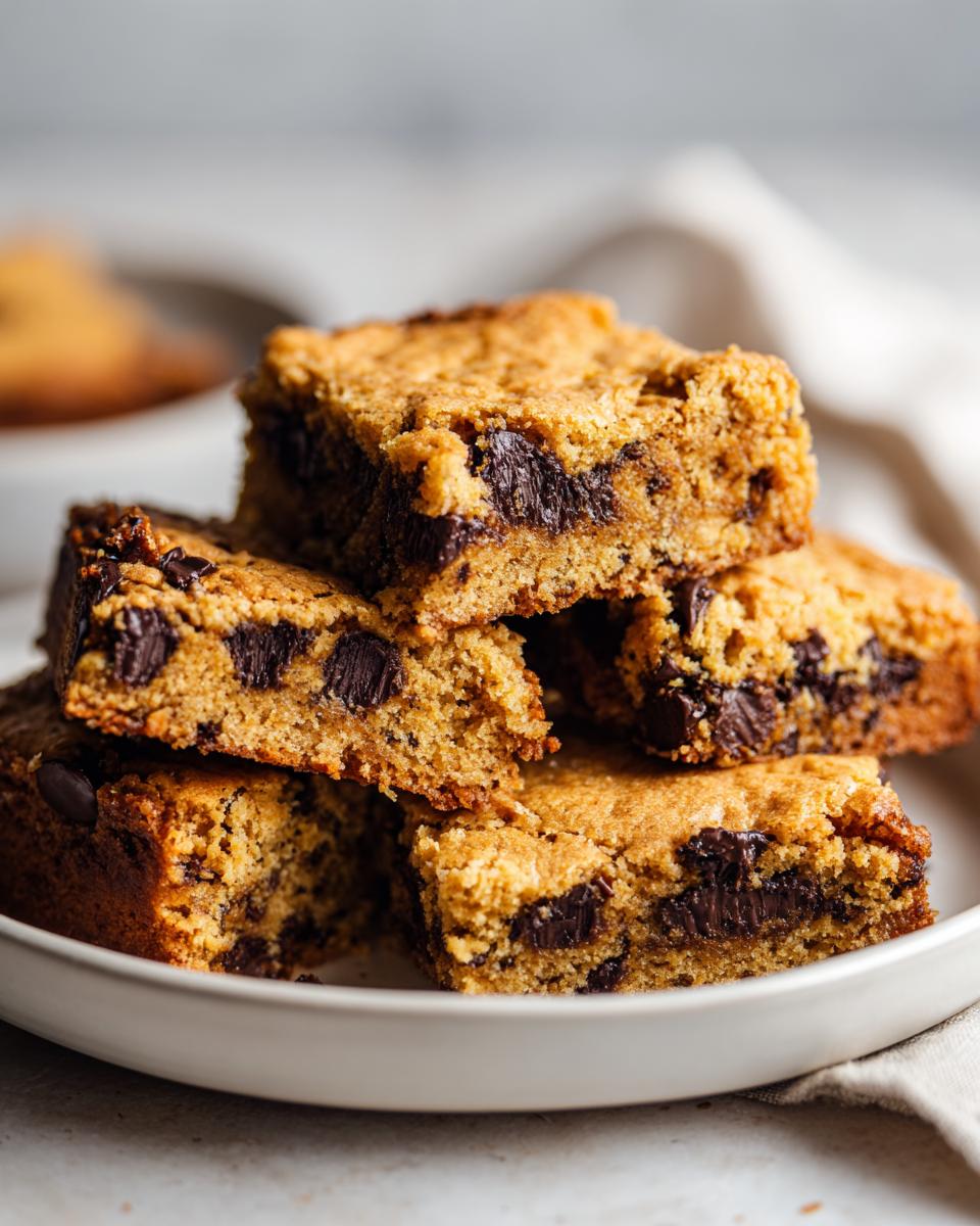 Cinnamon-Spiced Chickpea Blondies - detail 1