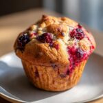 Cottage Cheese & Berry Muffins