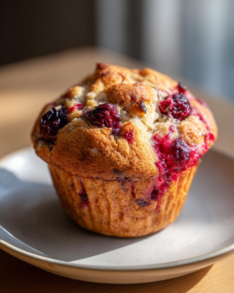 Cottage Cheese & Berry Muffins