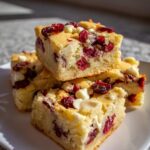 Irresistible Cranberry White Chocolate Blondies in 40 Minutes 9 Cranberry White Chocolate Blondies You’ll Love