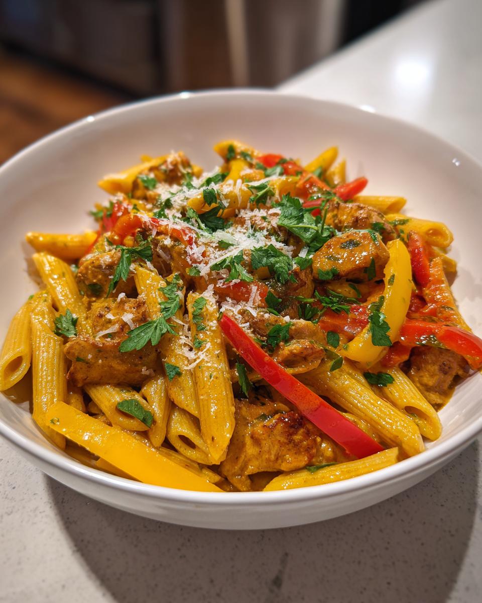 30-Minute Creamy Cajun Pasta with Chicken & Peppers You'll Crave 7 Creamy Cajun Pasta with Chicken & Peppers - detail 2