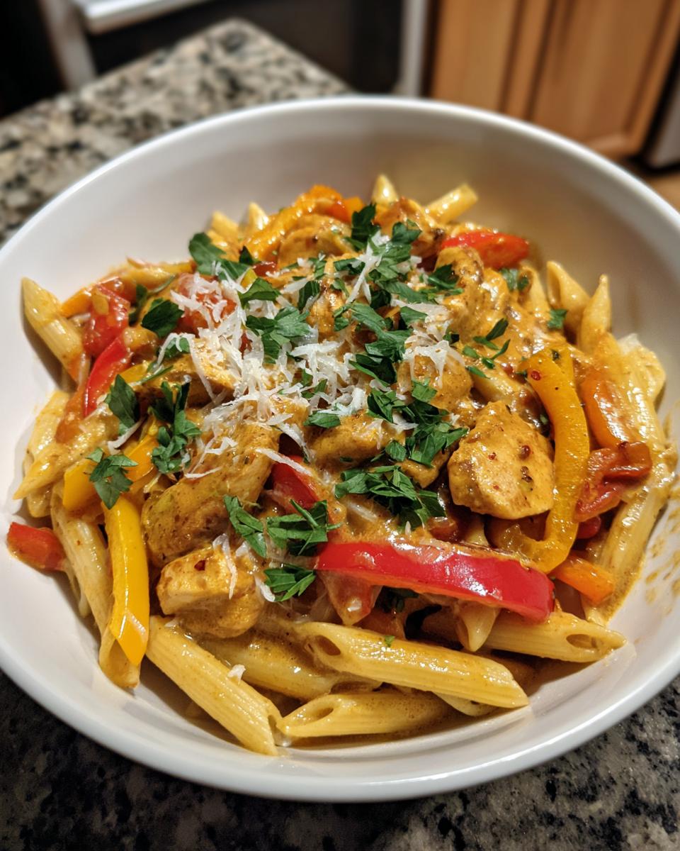 30-Minute Creamy Cajun Pasta with Chicken & Peppers You'll Crave 8 Creamy Cajun Pasta with Chicken & Peppers - detail 3