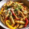 Creamy Cajun Pasta with Chicken & Peppers