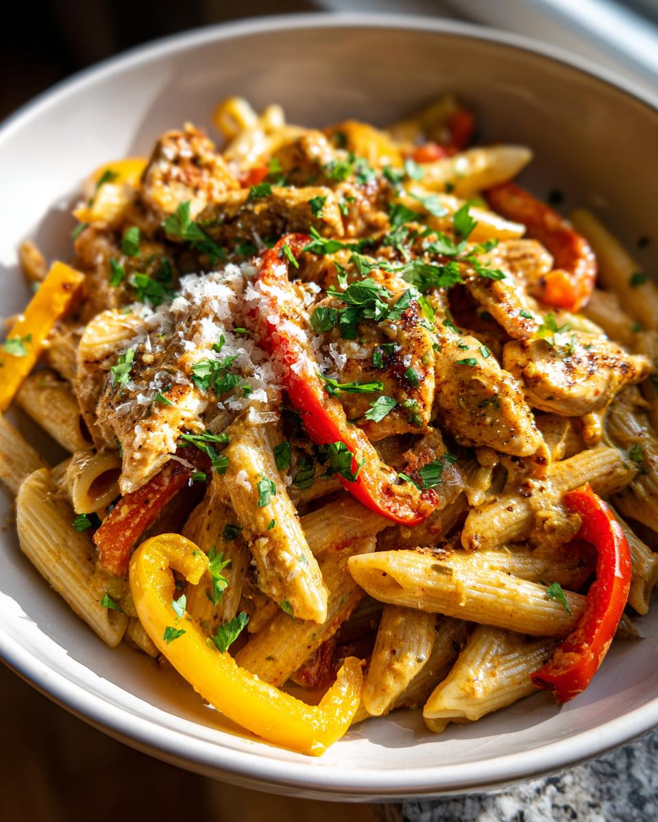 30-Minute Creamy Cajun Pasta with Chicken & Peppers You'll Crave 5 Creamy Cajun Pasta with Chicken & Peppers