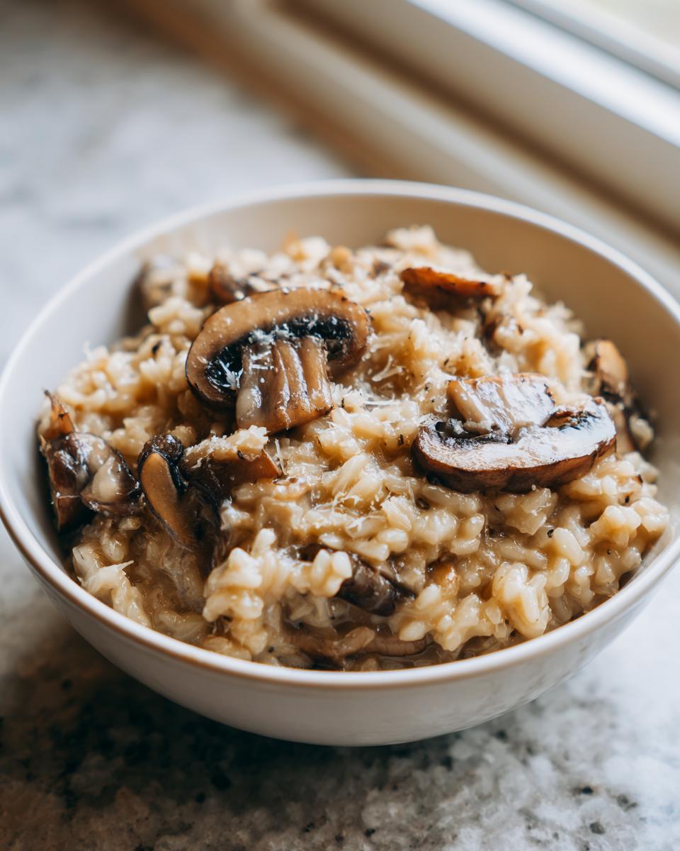 Creamy Mushroom Risotto – Winter Comfort Meal - detail 2