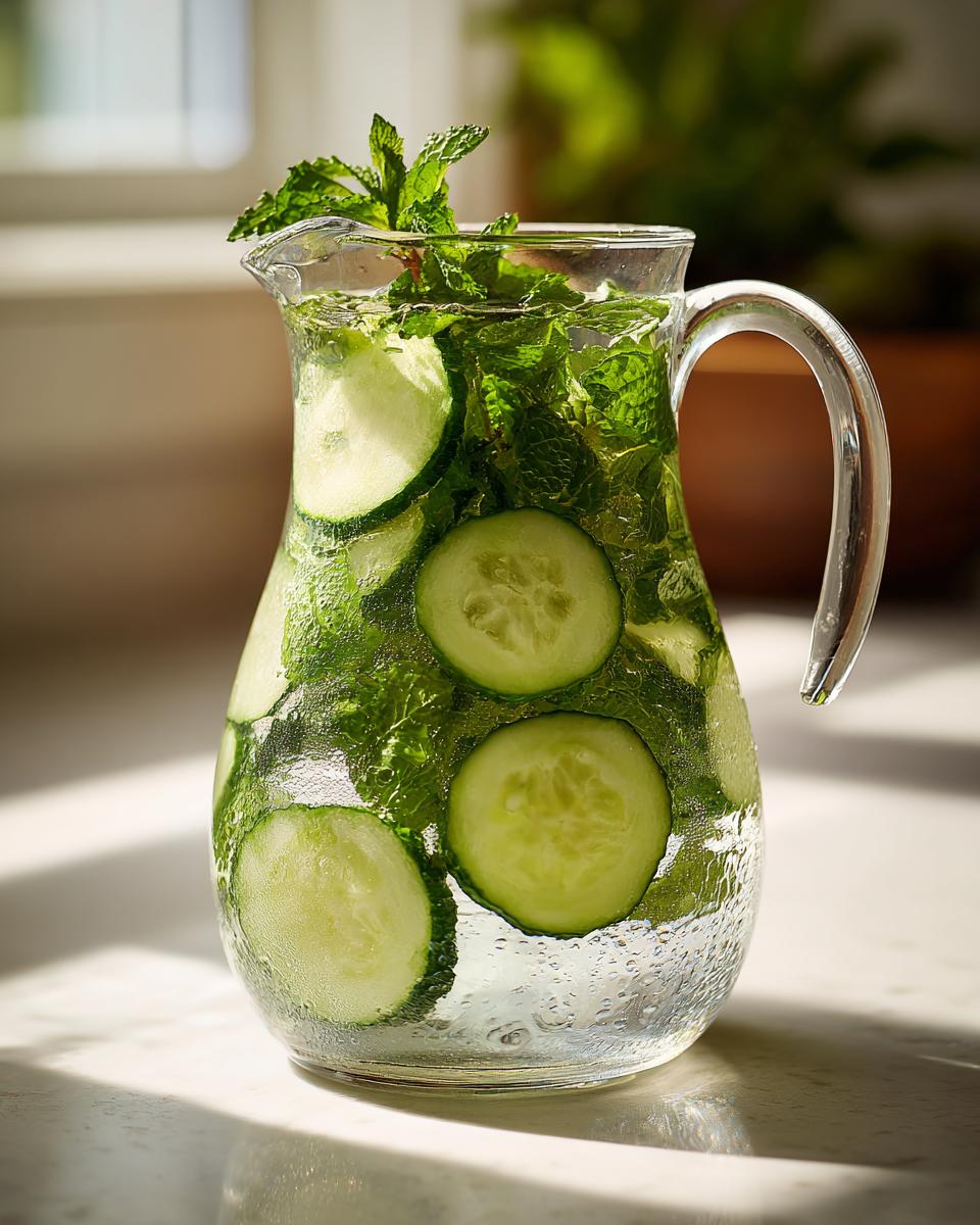 Cucumber-Mint Infused Water - detail 1