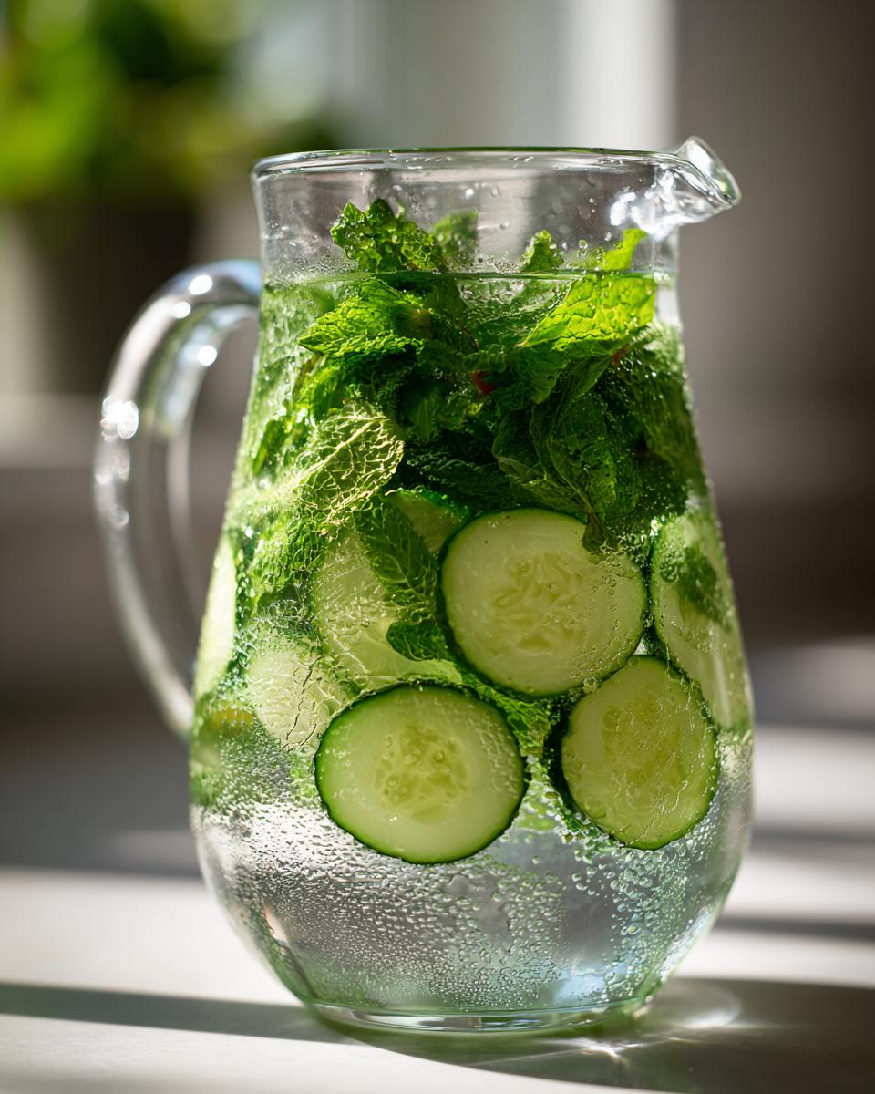 Cucumber-Mint Infused Water - detail 2