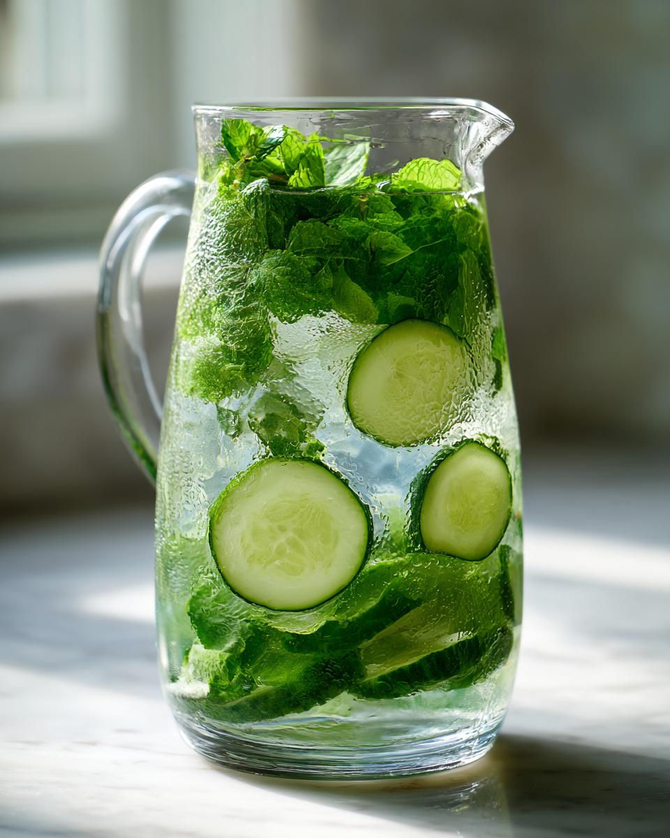 Cucumber-Mint Infused Water - detail 3