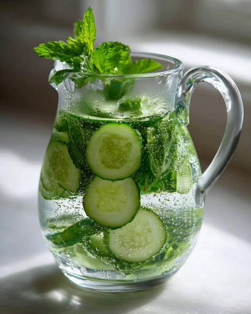 Cucumber-Mint Infused Water