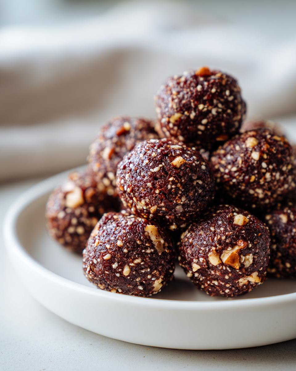 Dark Chocolate–Walnut Energy Bites - detail 1