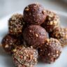 Dark Chocolate–Walnut Energy Bites