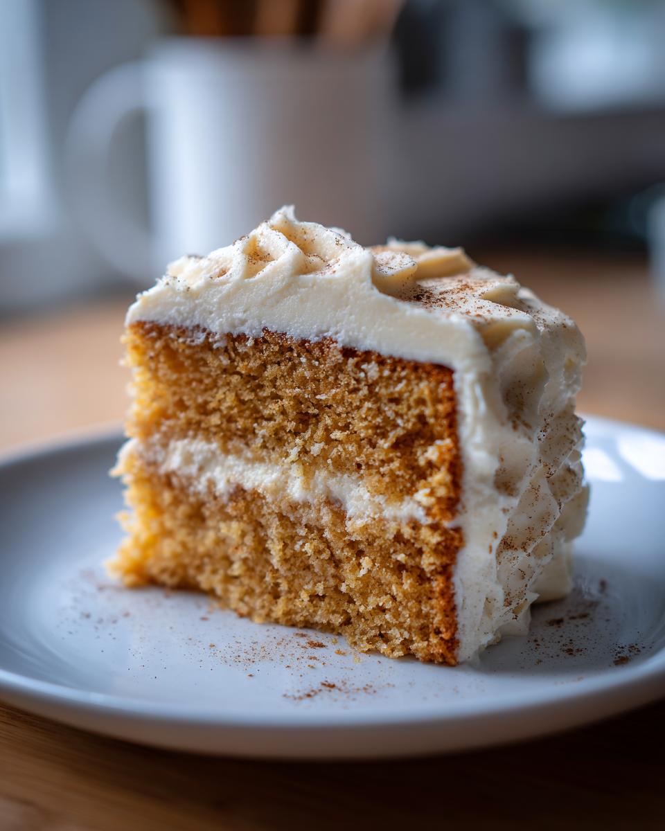 Easy Eggnog Cake with Cream Cheese Frosting - detail 1