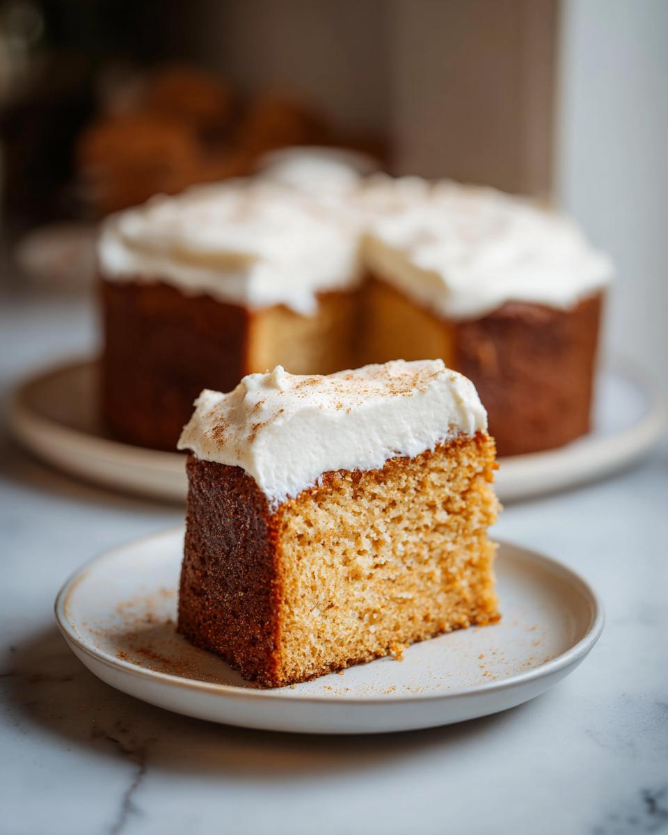 Easy Eggnog Cake with Cream Cheese Frosting - detail 2