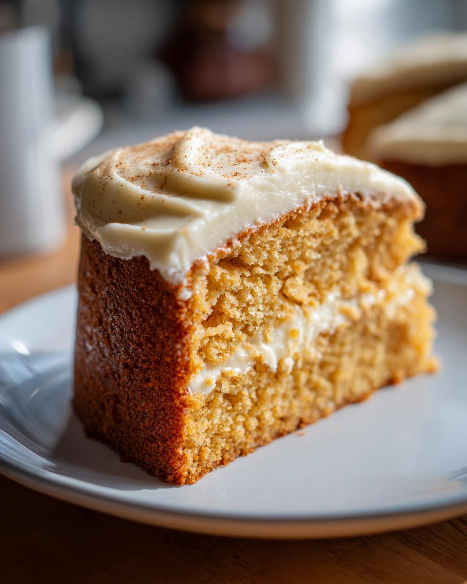 Easy Eggnog Cake with Cream Cheese Frosting - detail 3