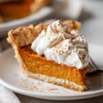Easy Homemade Pumpkin Pie with Spiced Whipped Cream