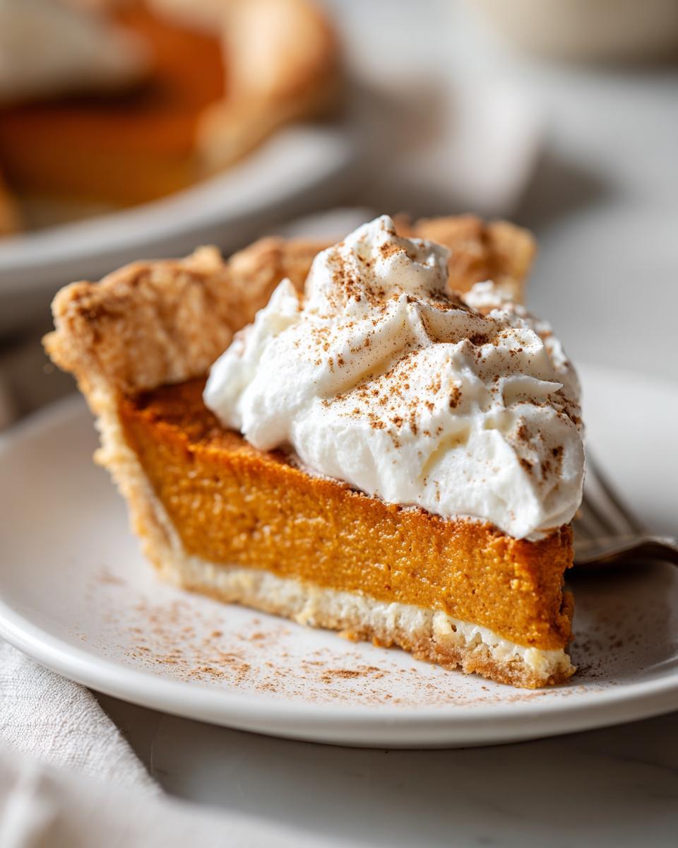 Easy Homemade Pumpkin Pie with Spiced Whipped Cream