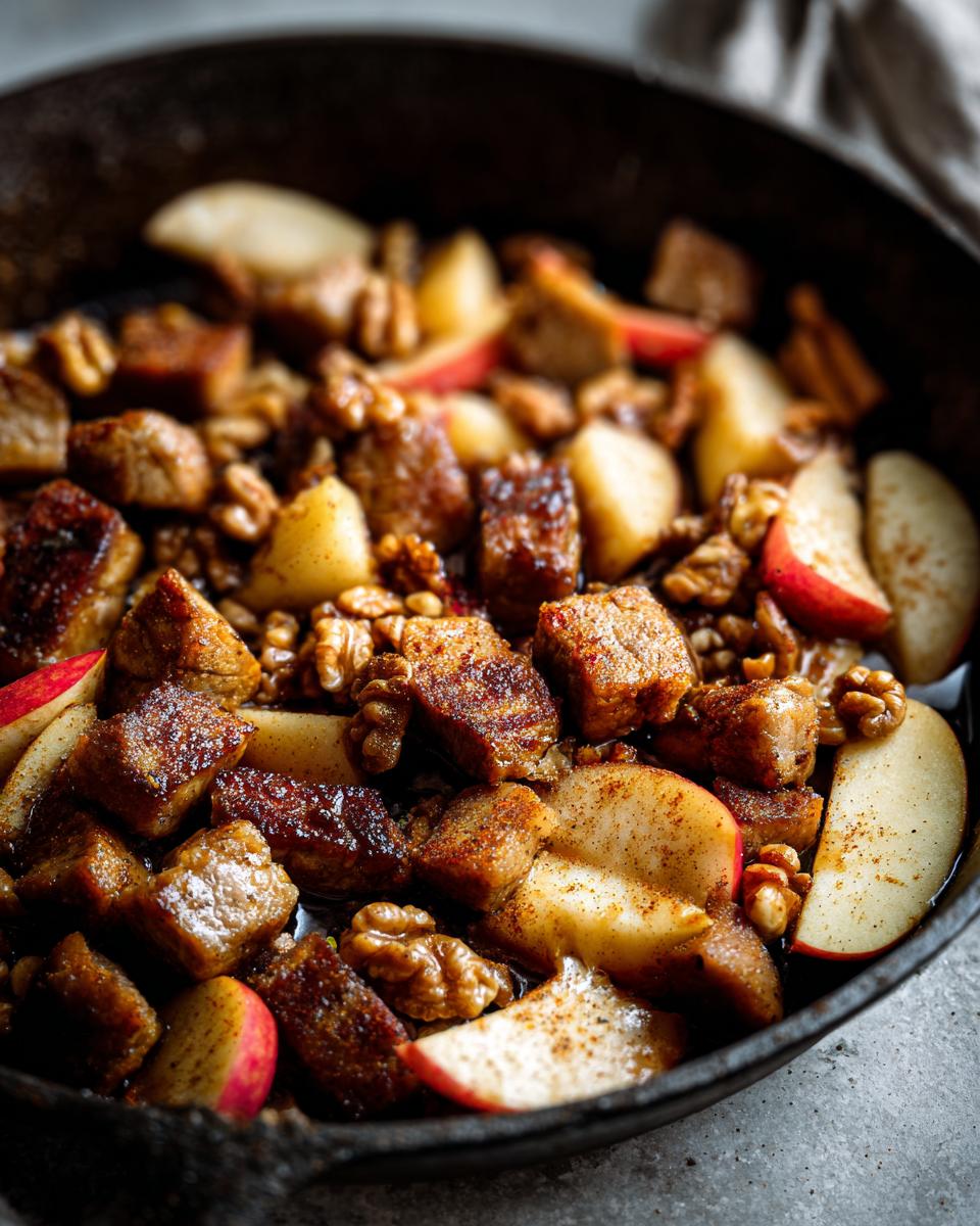 Fall Harvest Apple & Walnut Pork Skillet - detail 1