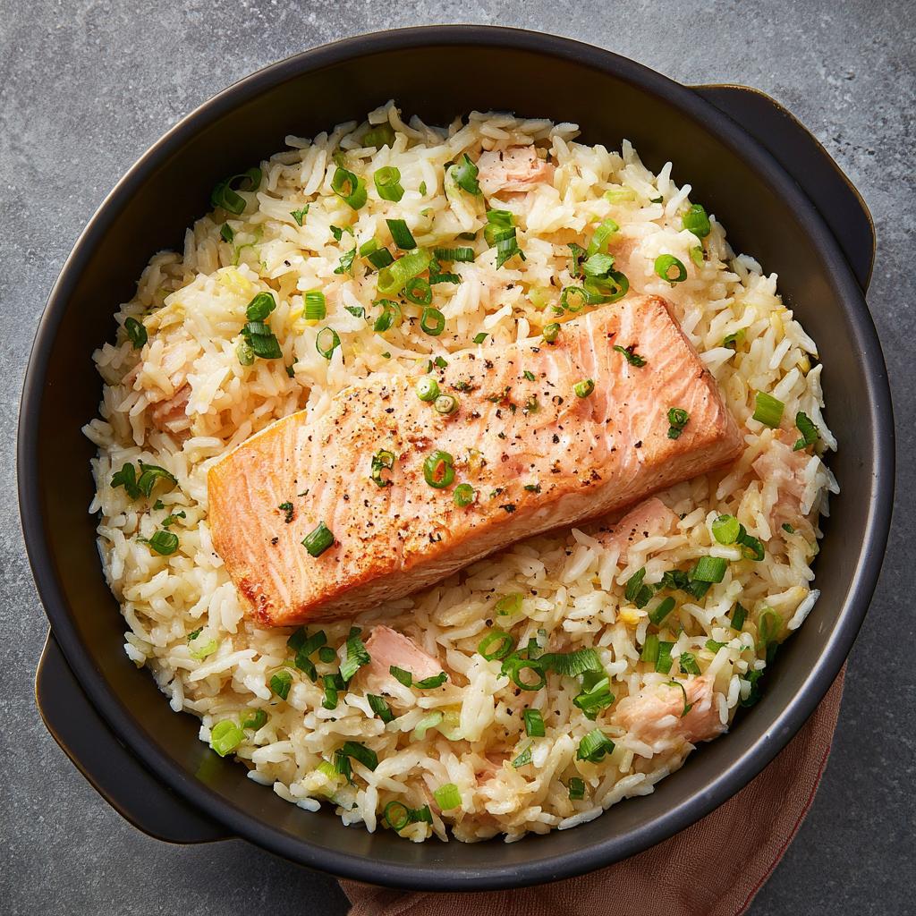 Easy 5-Ingredient Salmon Rice One-Pot for Busy Nights 6 Five-Ingredient Salmon Rice One-Pot - detail 2