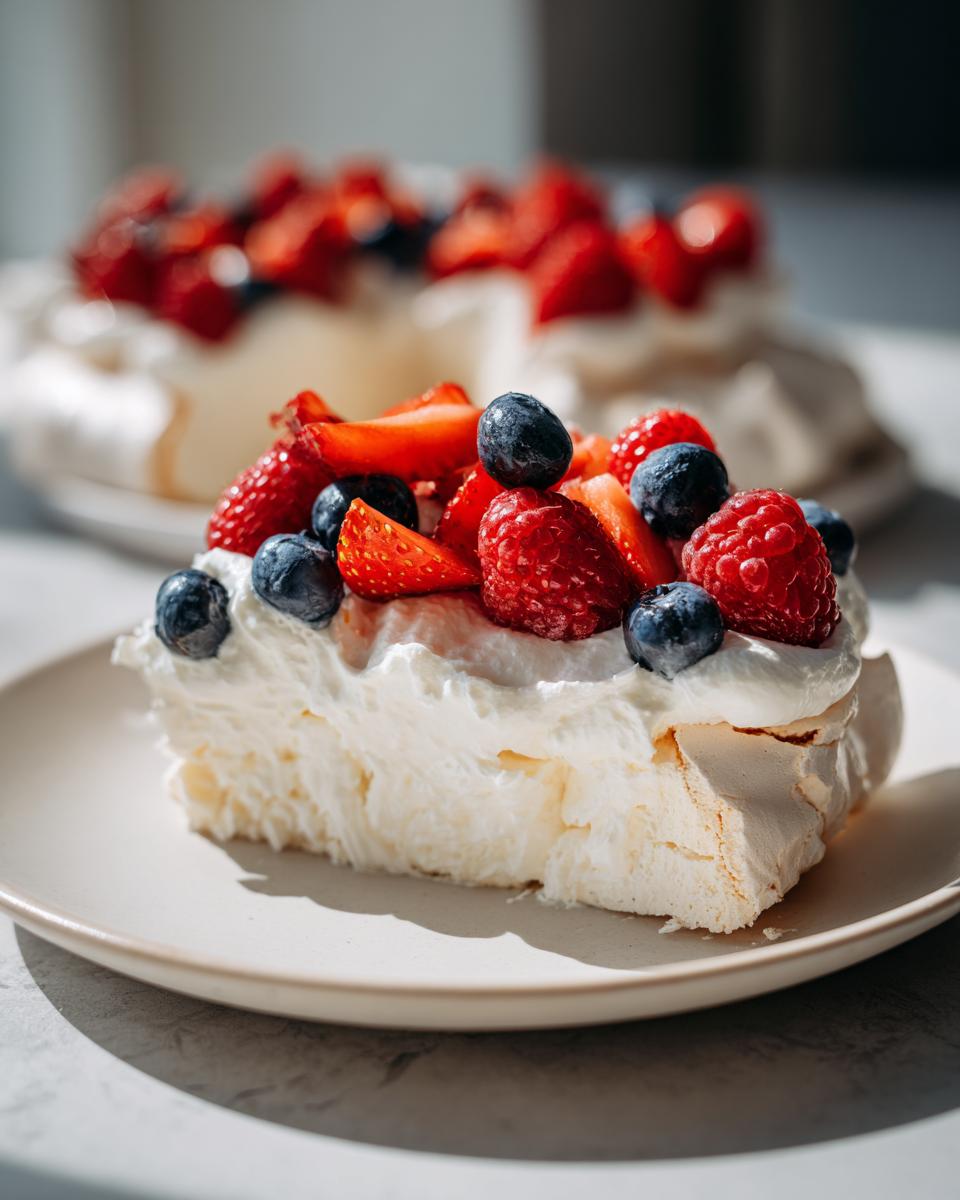4th of July Berry Pavlova That Will Steal the Show 5 Fourth of July Berry Pavlova - detail 1